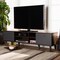 Baxton Studio Moina Two-Tone Walnut Brown and Grey Finished Wood TV Stand 169-10819 - alternate 3